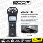 Zoom H1n 2-Input / 2-Track Portable Handy Recorder with Onboard X/Y Microphone (Black)